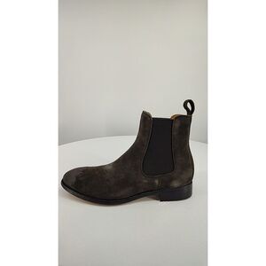 Quince Men Essential Leather Dress Chelsea Boot Charcoal Shoes 8.5